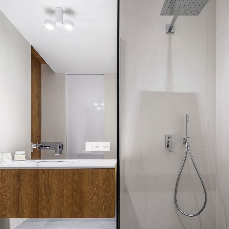 Space-Saving Shower