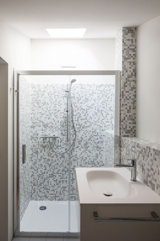 Modern Shower with Multiple Heads